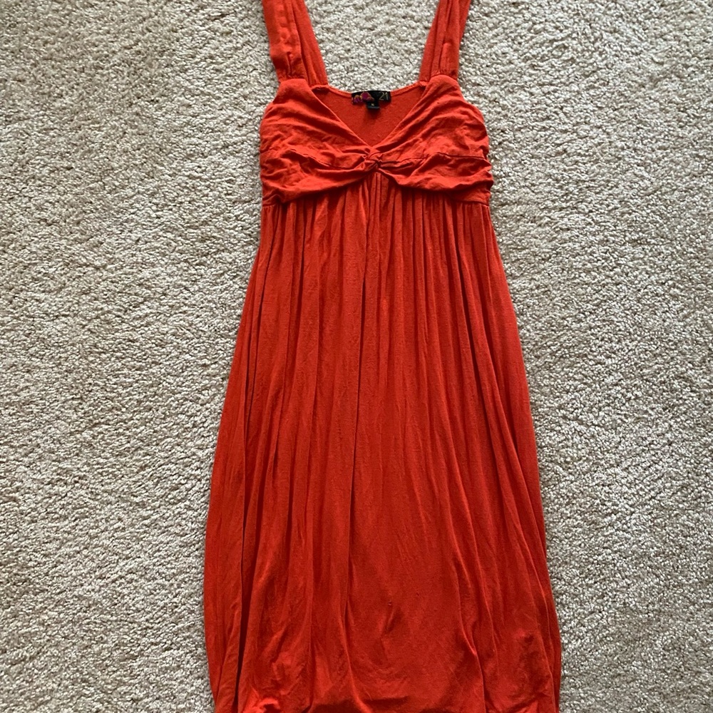 Orange dress